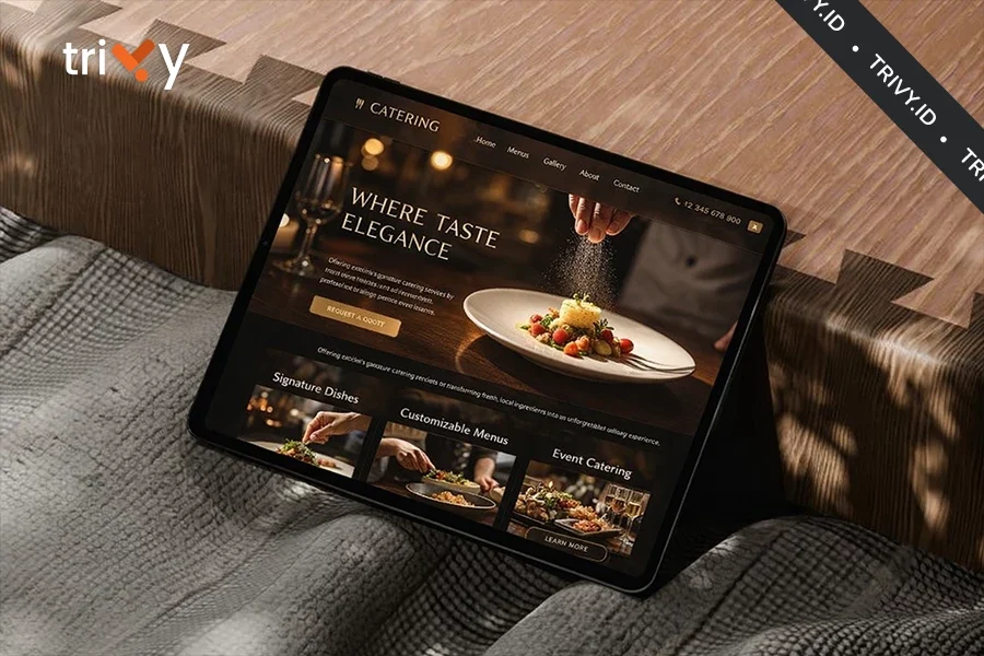 Jasa Pembuatan Website Catering